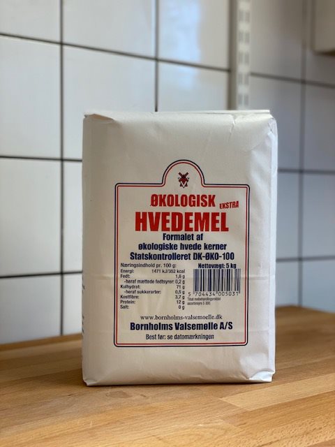 Hvedemel - Bornholms Valsemølle - 5 kg - Økologisk